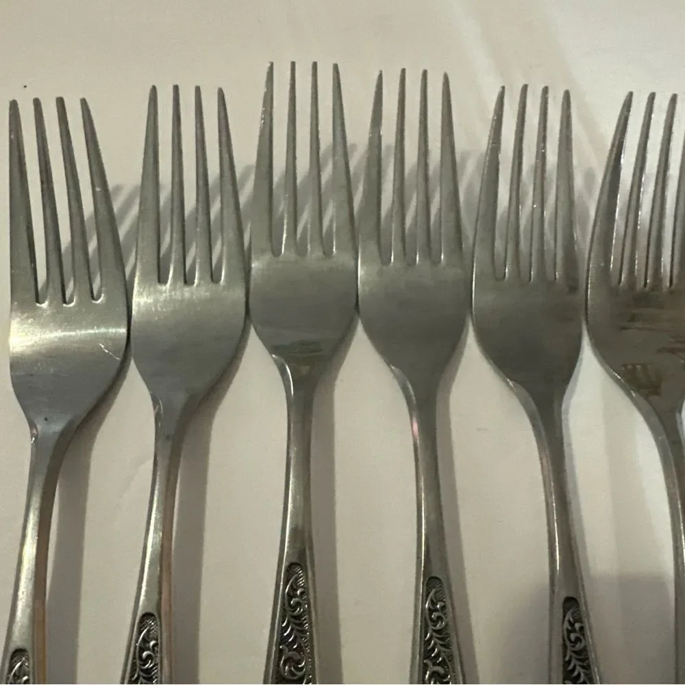 Hanford Forge Stainless Steel DELPRADO‎ DEL PRADO 6 Dinner Forks